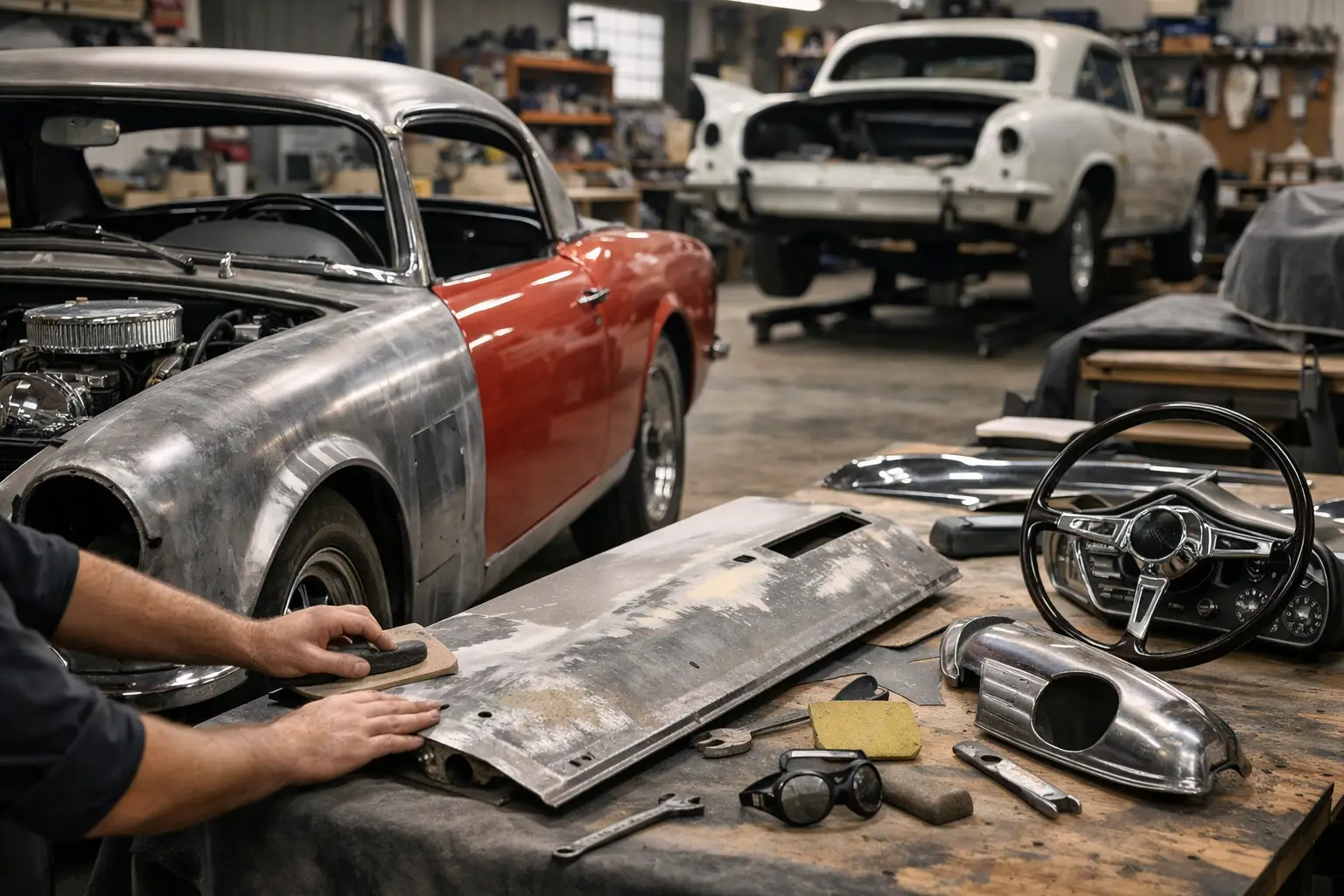 Classic Car Restoration Progress Updates