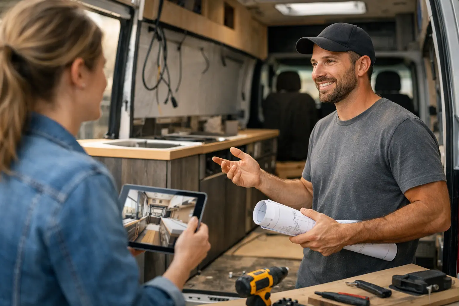Client Updates for Camper Van Builders