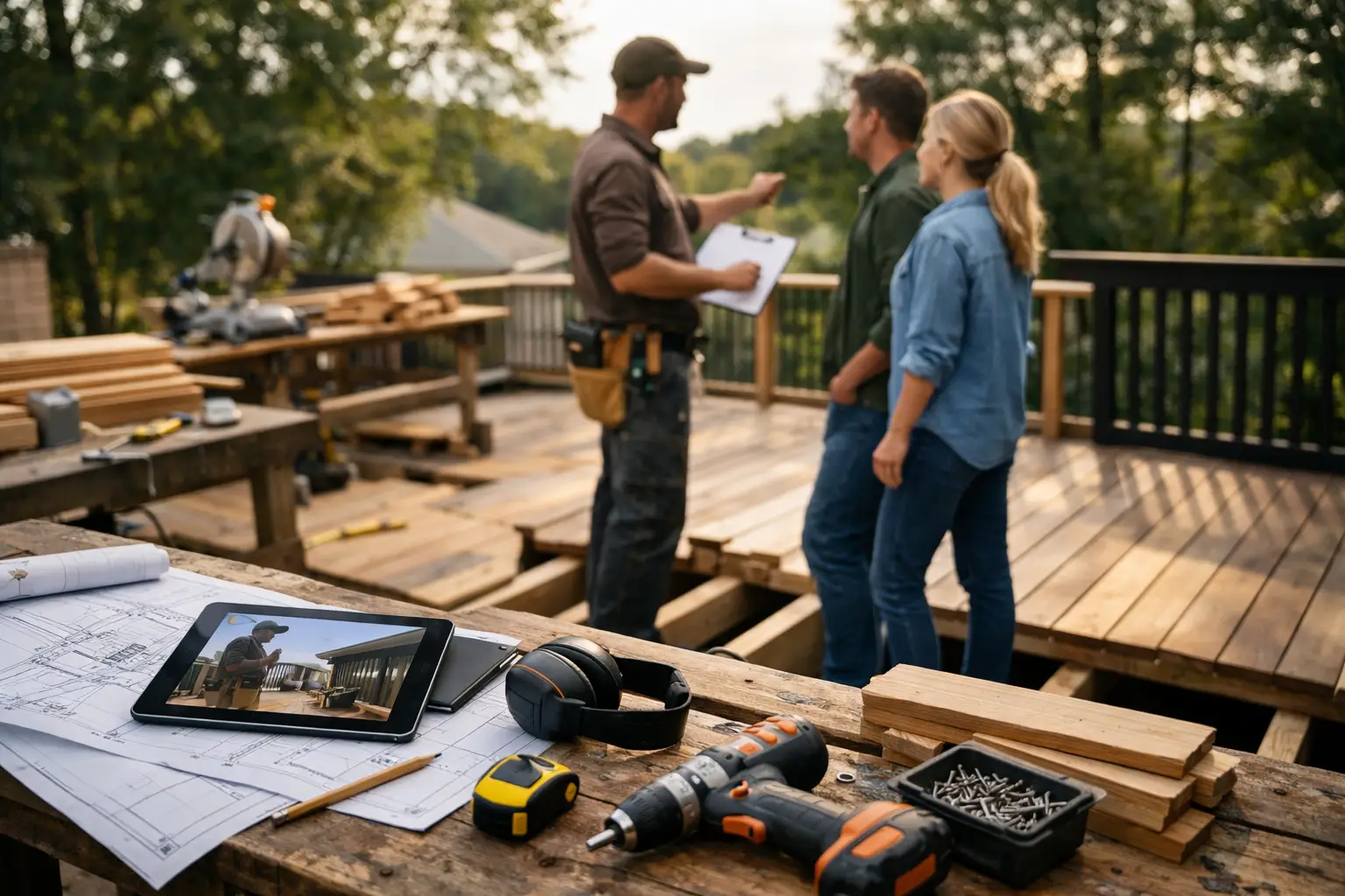 Deck Building Project Updates That Clients Want