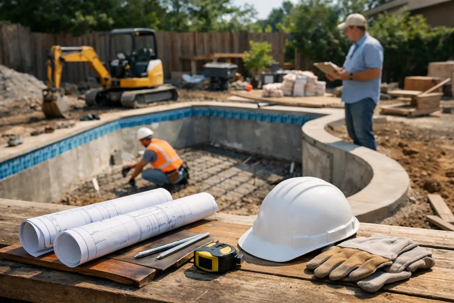 Pool Construction Project Timeline Explained