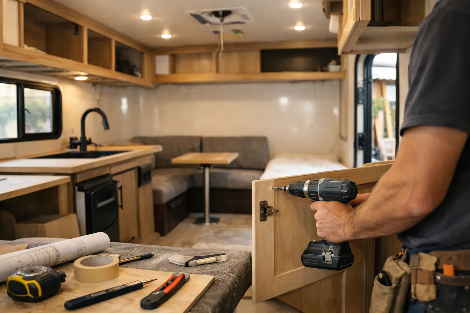 RV Renovation Project Updates That Work