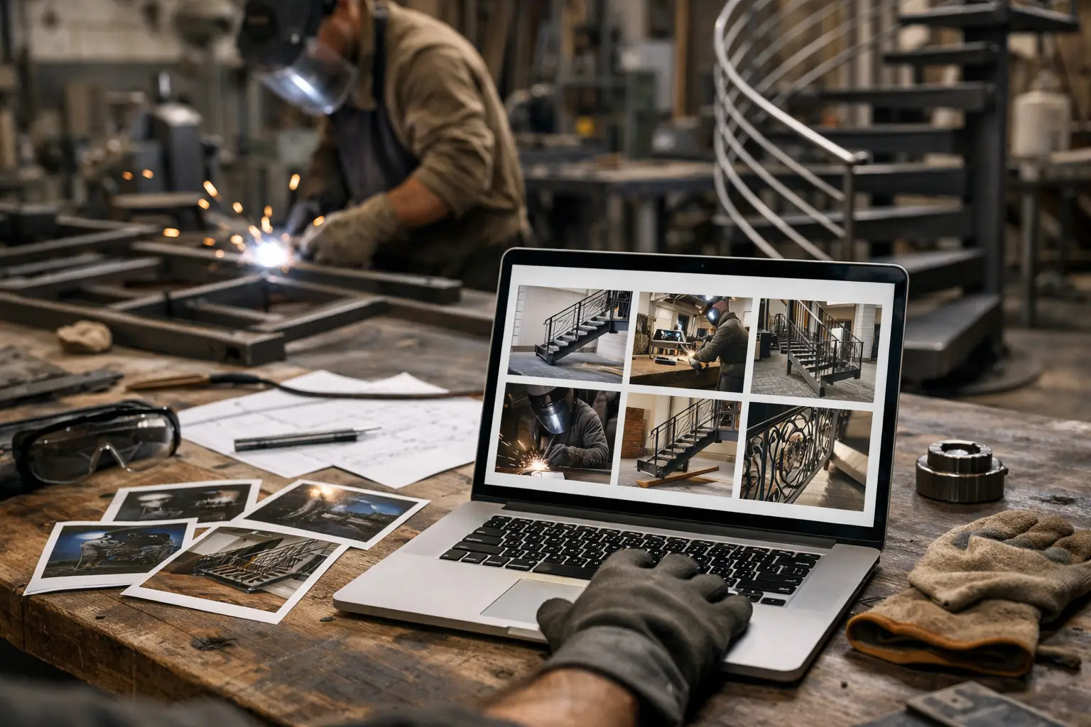 Visual Project History for Custom Metalwork